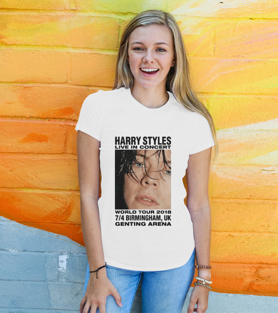 Harry Styles Live In Concert World Tour 2018 Birmingham UK Genting Arena T-Shirt
