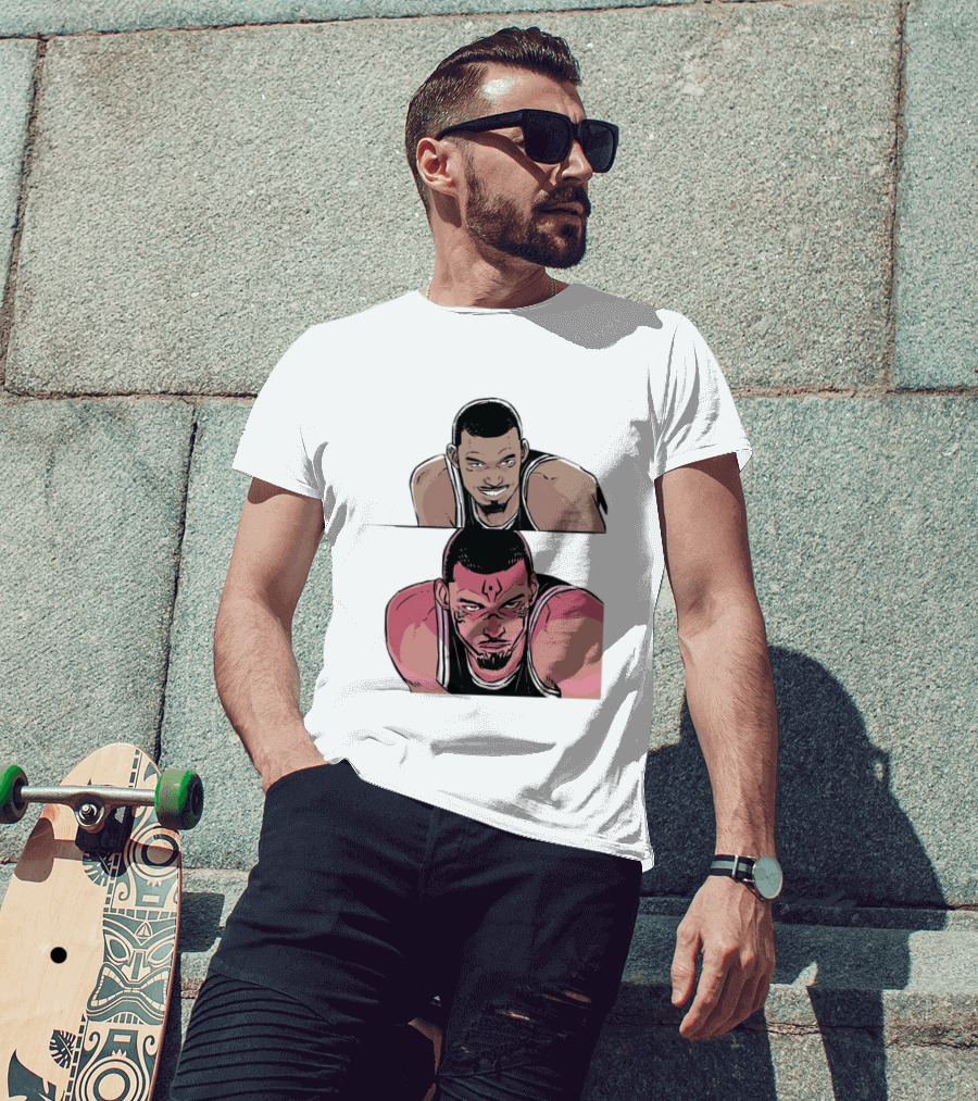 Victor Wembanyama Anime Style Transformation Wemby To Wemkuna T-Shirt