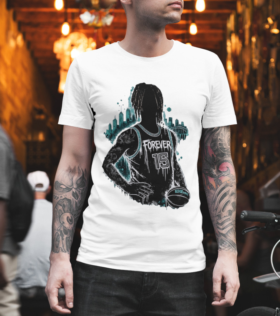 Brandon Clarke Forever 15 Memphis Grizzlies Basketball City Skyline Wilson T-Shirt