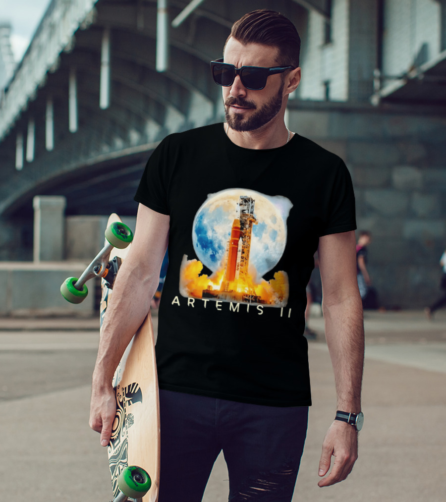 Artemis II Moon Mission NASA Rocket Launch 2026 T-Shirt