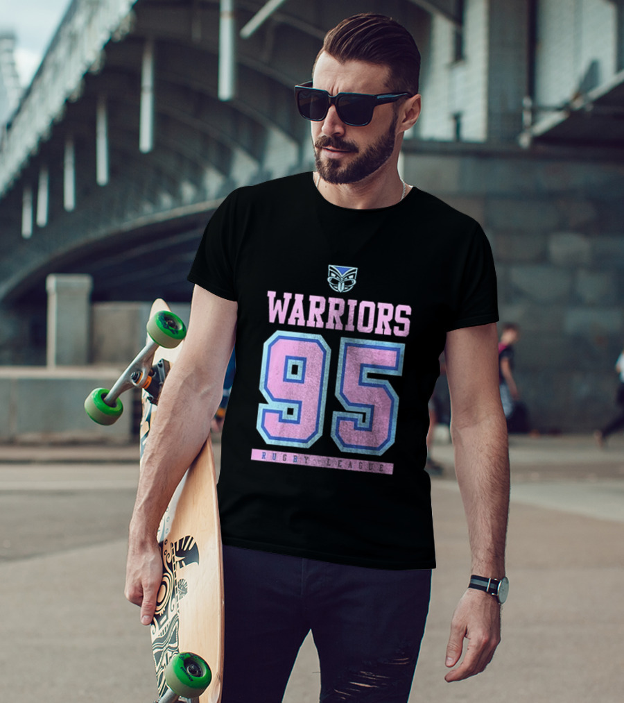 New Zealand Warriors 95 RD Name And Number T-Shirt
