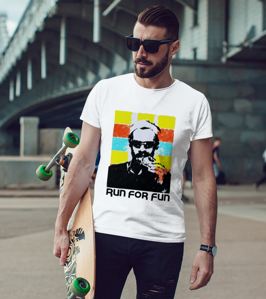 Together Tour Amsterdam Run For Fun 2026 Icon With Sunglasses Eating Pizza T-Shirt