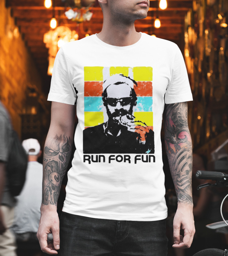 Together Tour Amsterdam Run For Fun 2026 Icon With Sunglasses Eating Pizza T-Shirt
