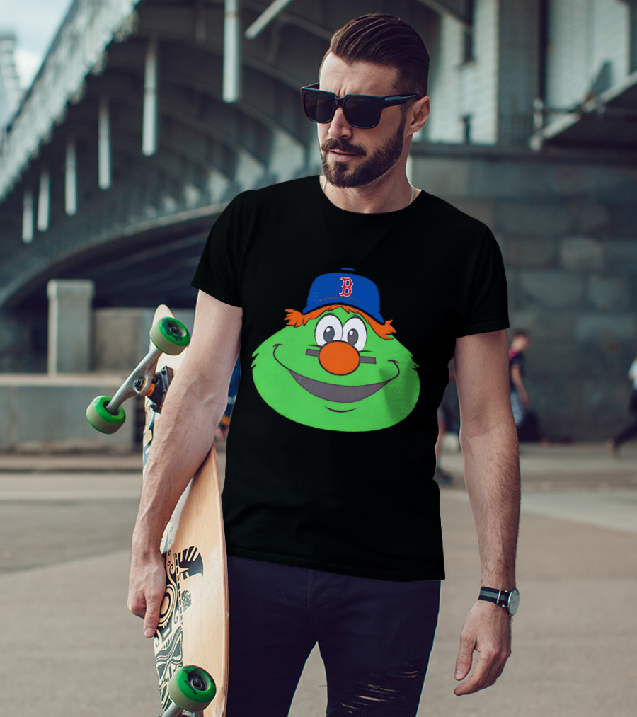 Boston Red Sox Wally The Green Monster Big Face 2026 T-Shirt