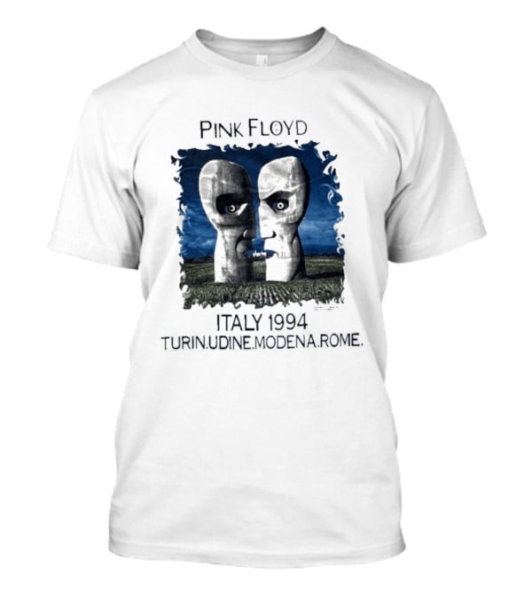 Pink Floyd Italy 1994 Turin Udine Modena Rome Faces T-Shirt