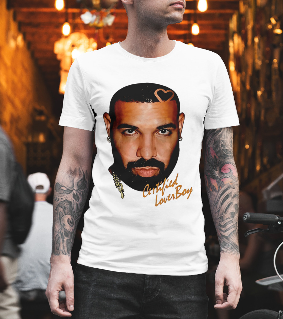 Drake Certified Lover Boy Heart Hair T-Shirt