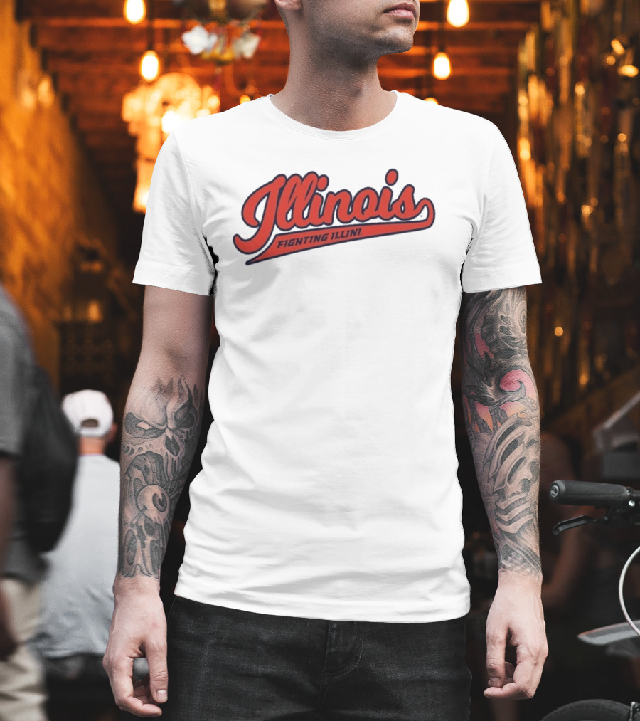 Illinois Fighting Illini Bold Script T-Shirt