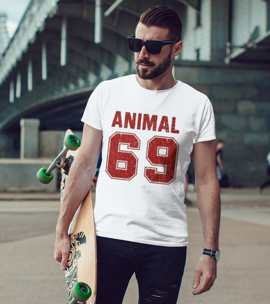 Justin Bieber Animal 69 Retro Jersey T-Shirt