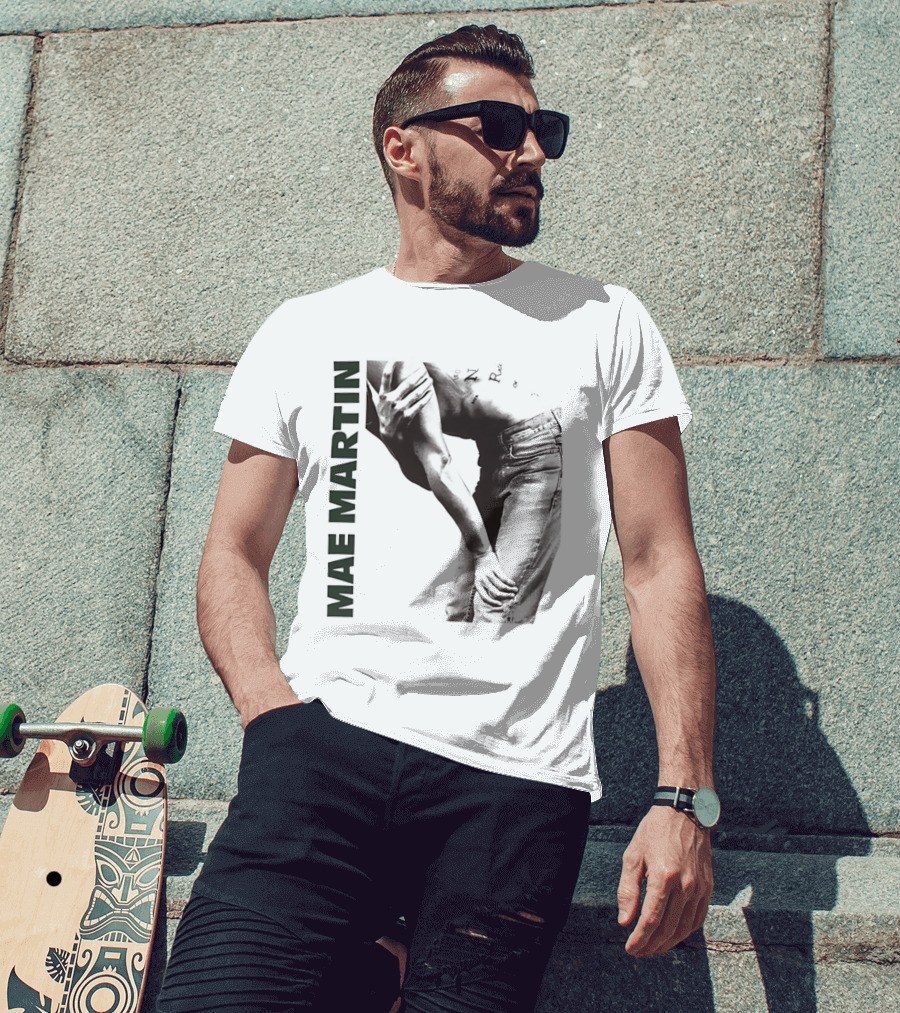 Mae Martin Dynamic Pose With Hands On Thighs T-Shirt
