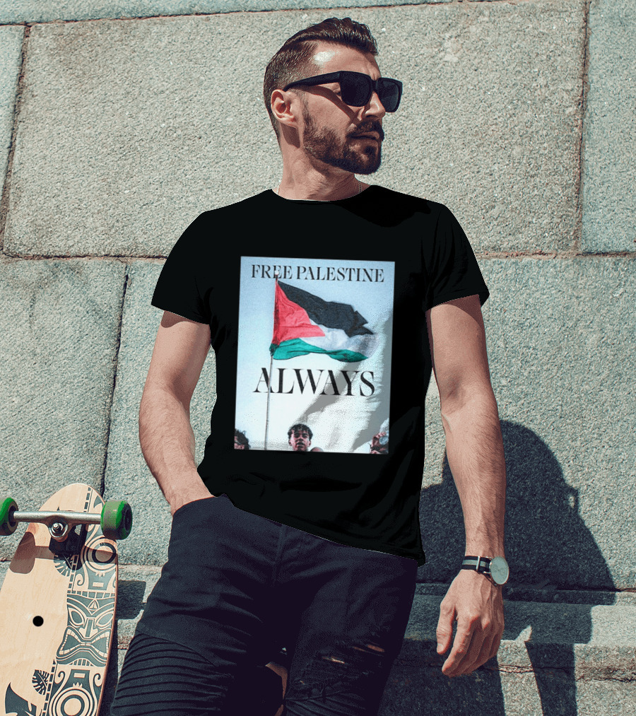 Barcelona FC Lamine Yamal Free Palestine Always Flag T-Shirt