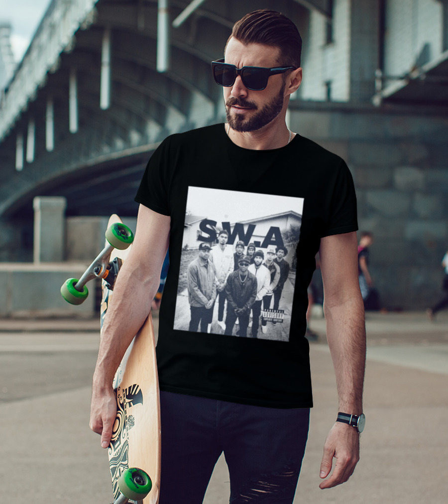 S.W.A San Antonio Spurs NBA Team Photo Iconic Streetwear T-Shirt