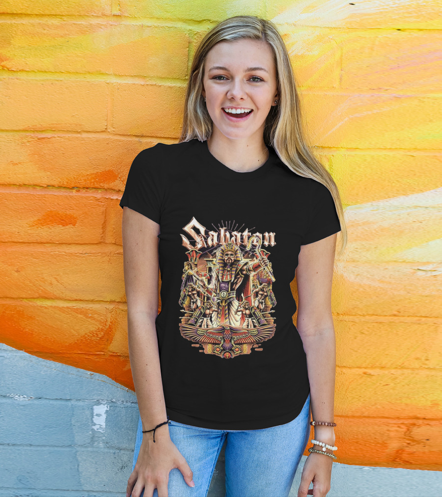 Sabaton The Legendary Tour 2026 Pop Up Collection Pharaoh Alexander Egyptian Hordes Of Khan T-Shirt