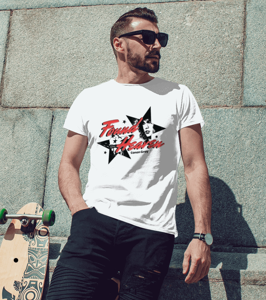 Conan Gray Found Heaven Stars Face T-Shirt