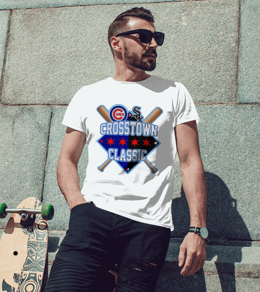 Crosstown Classic 2026 Chicago Cubs Chicago White Sox Rivals Showdown T-Shirt