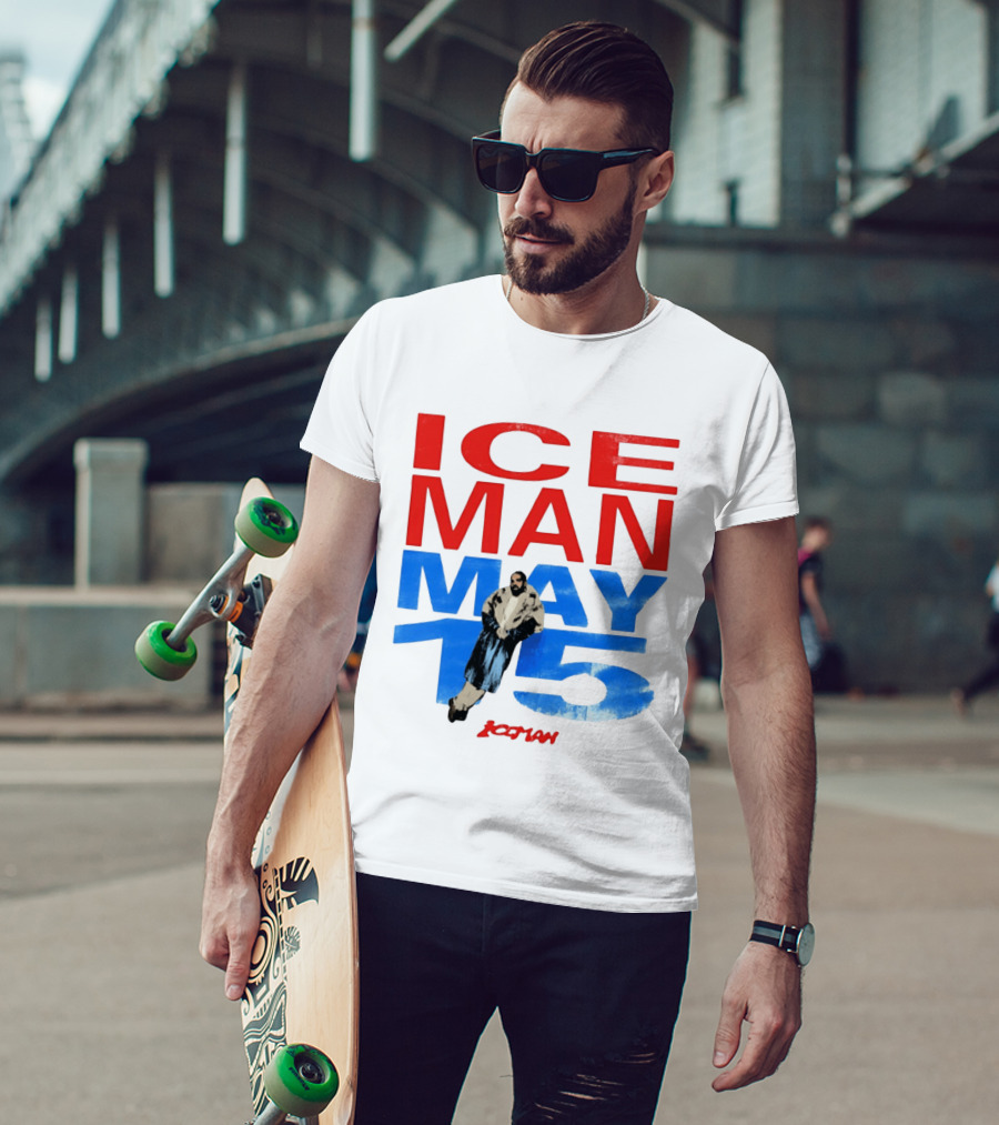 Drake Iceman May 15 Blue Red Styling 2026 Album Cover T-Shirt