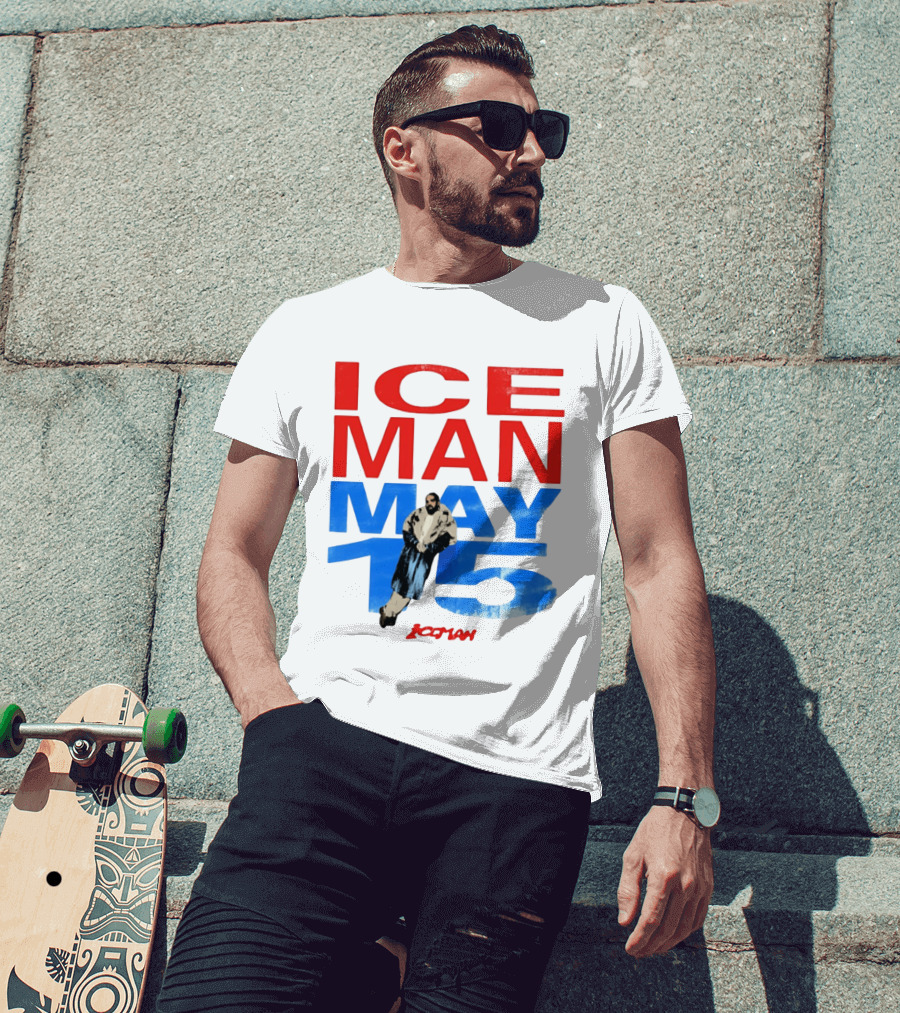 Drake Iceman May 15 Blue Red Styling 2026 Album Cover T-Shirt