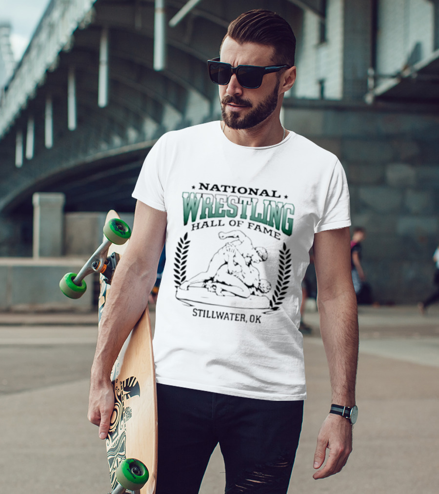 National Wrestling Hall Of Fame Stillwater OK Wrestling T-Shirt