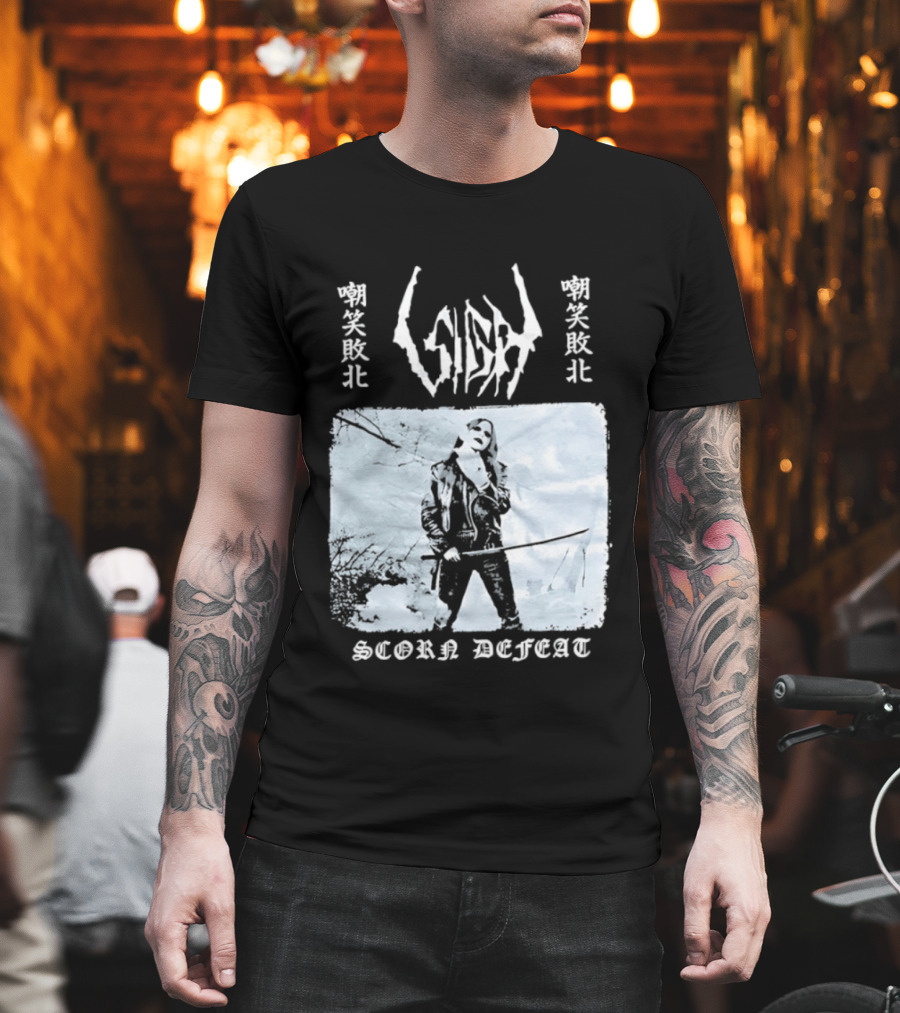 Sigh Scorn Defeat Samurai Japanese Metal T-Shirt