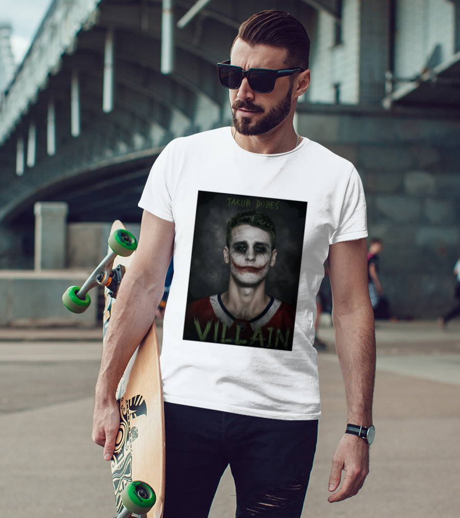 Jakub Dobes Villain Joker Montreal Canadiens Hockey T-Shirt