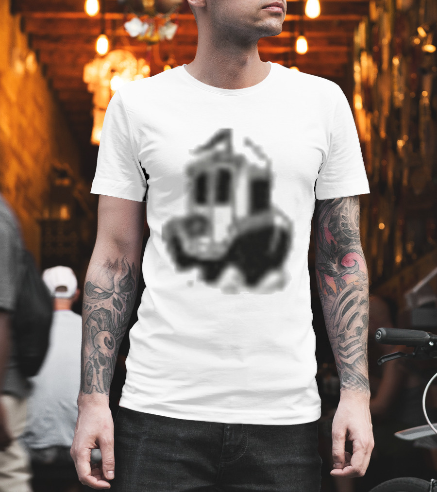 Dudes Factory Anchor Vintage Cartoon Style Nautical T-Shirt