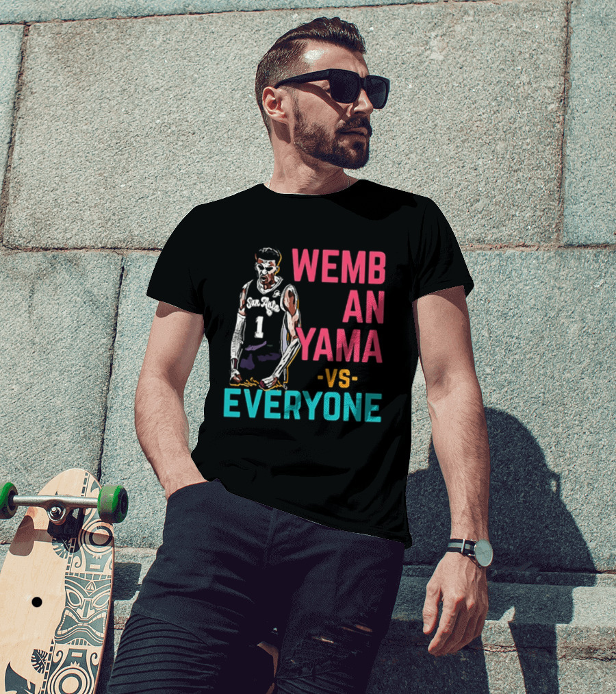 Victor Wembanyama Vs Everyone San Antonio Spurs NBA 2026 T-Shirt