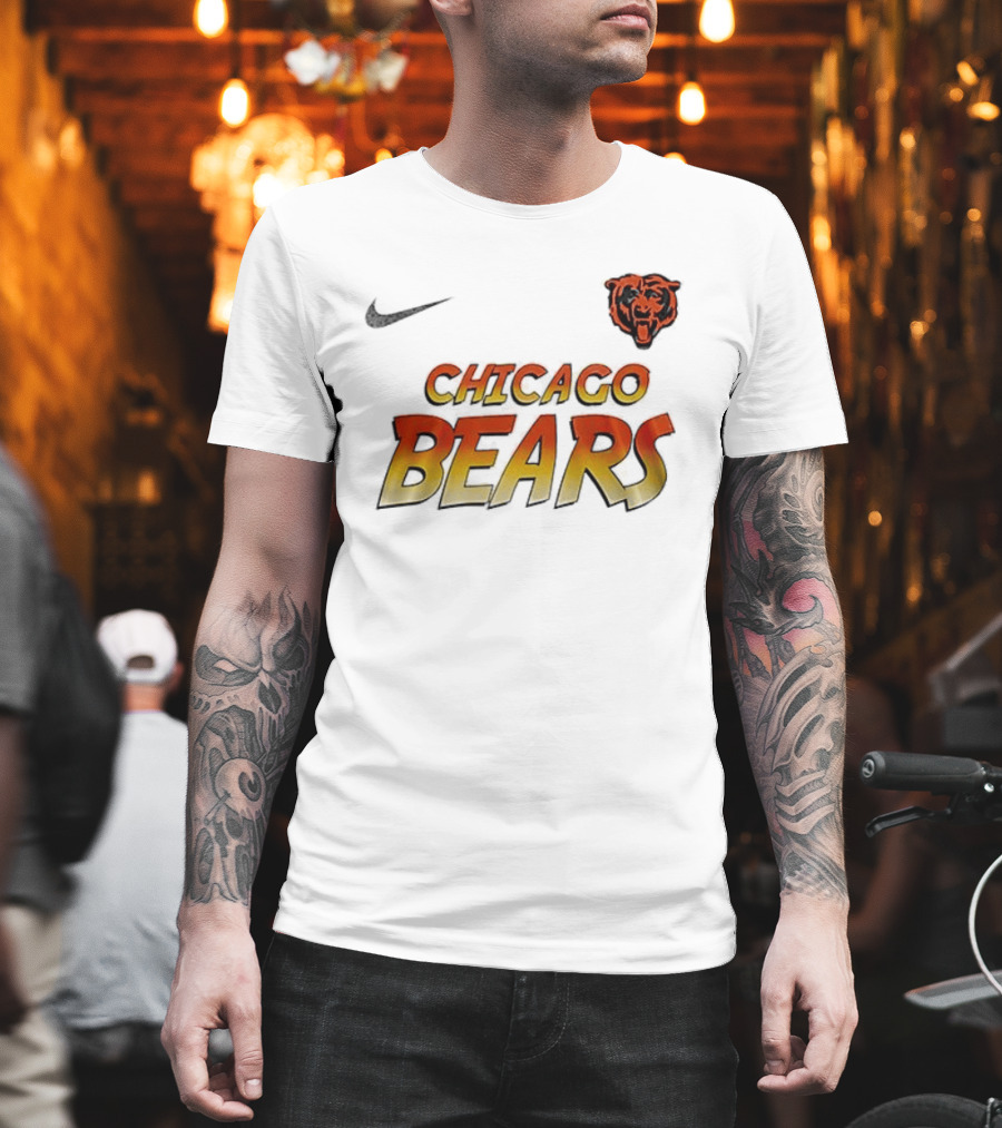 Nike Chicago Bears Indiana Jones Style Collaboration T-Shirt