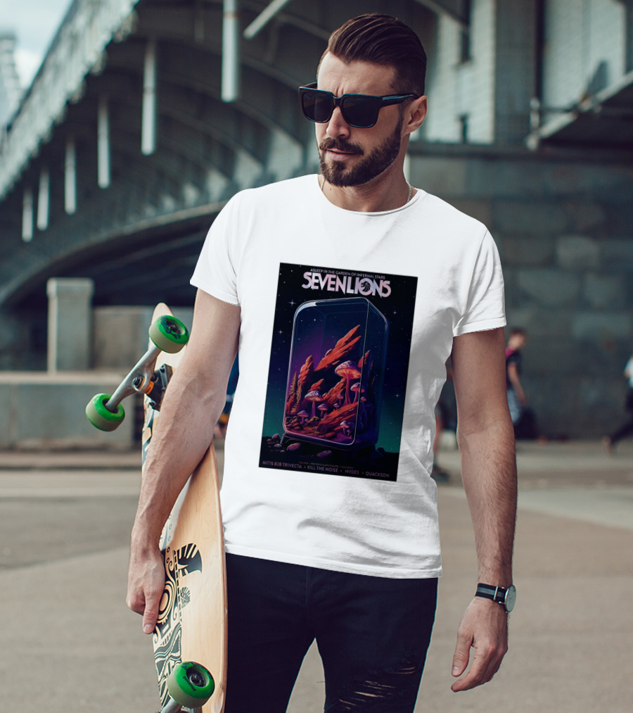 Seven Lions Asleep In The Garden Of Infernal Stars Red Rocks Amphitheatre May 22 2026 T-Shirt