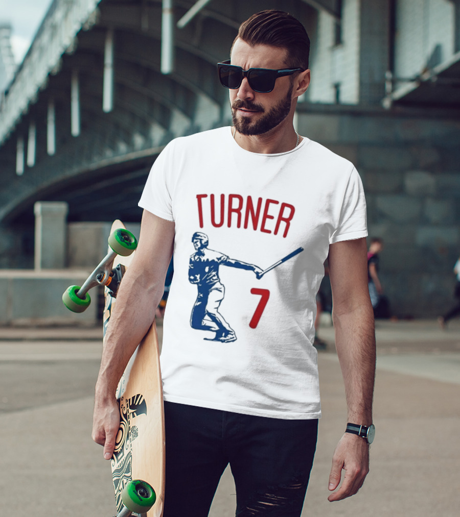 Turner Player 7 Baseball Batter T-Shirt