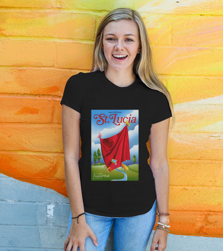 August Hall Presents St. Lucia May 17 2026 San Francisco CA T-Shirt