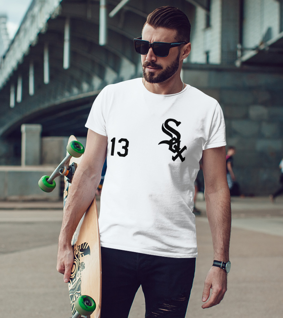 White Sox Ozzie Guillen 13 Jersey 2026 Giveaway T-Shirt