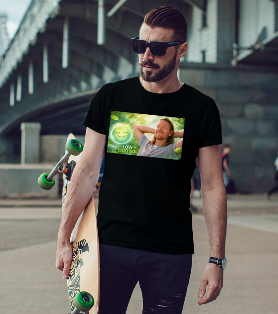 Low Cortisol Goatis 2026 Stress Free Relaxation T-Shirt