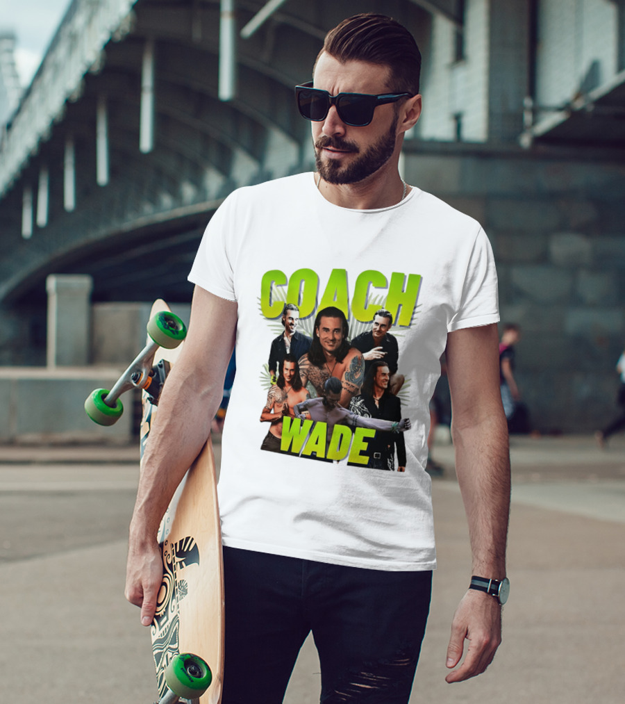 Coach Wade Survivor Tattooed Icon Collage T-Shirt