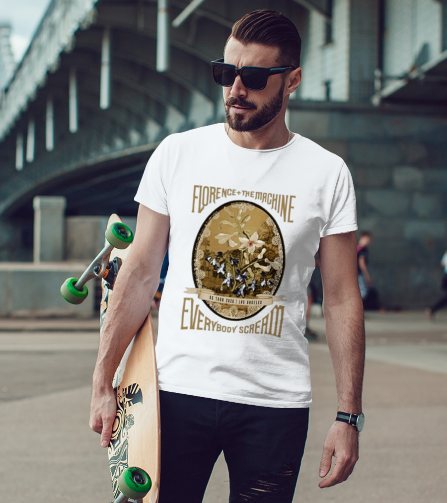 Florence + The Machine Everybody Scream US Tour 2026 Los Angeles T-Shirt
