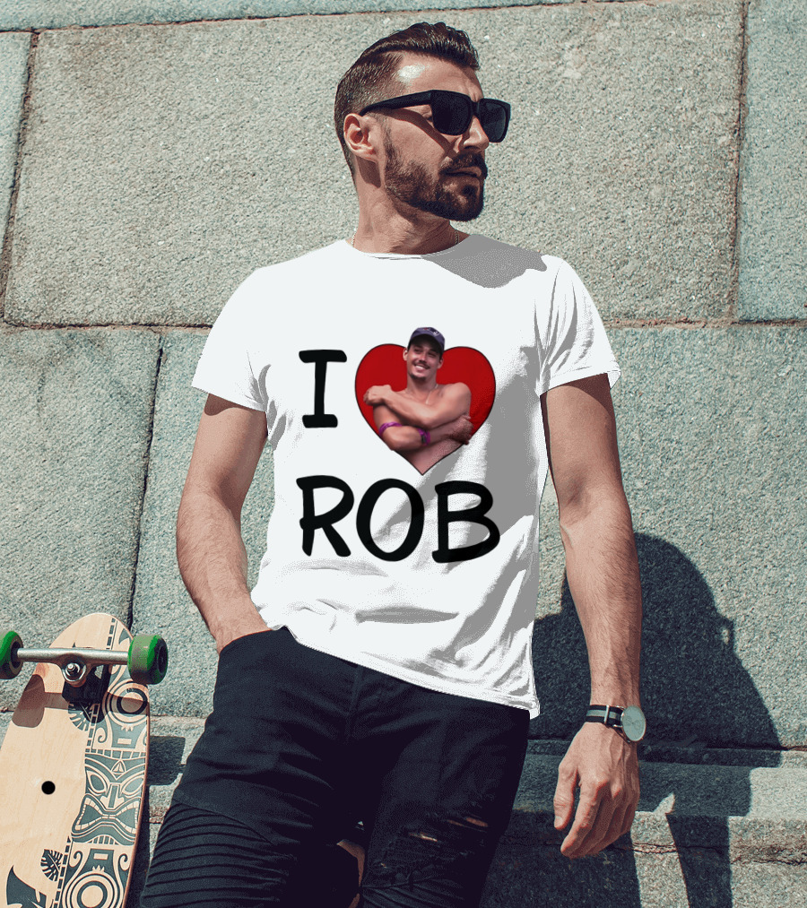 I Heart Rob Boston Rob Mariano Hugging Image T-Shirt