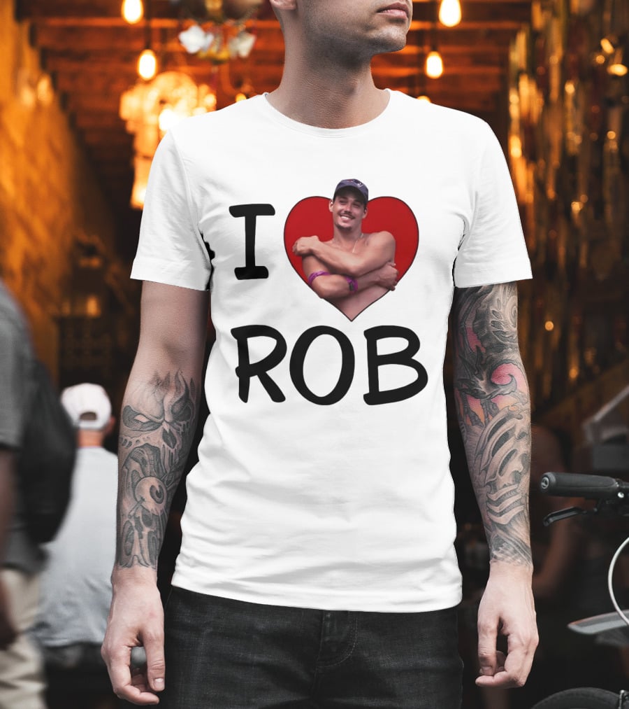 I Heart Rob Boston Rob Mariano Hugging Image T-Shirt