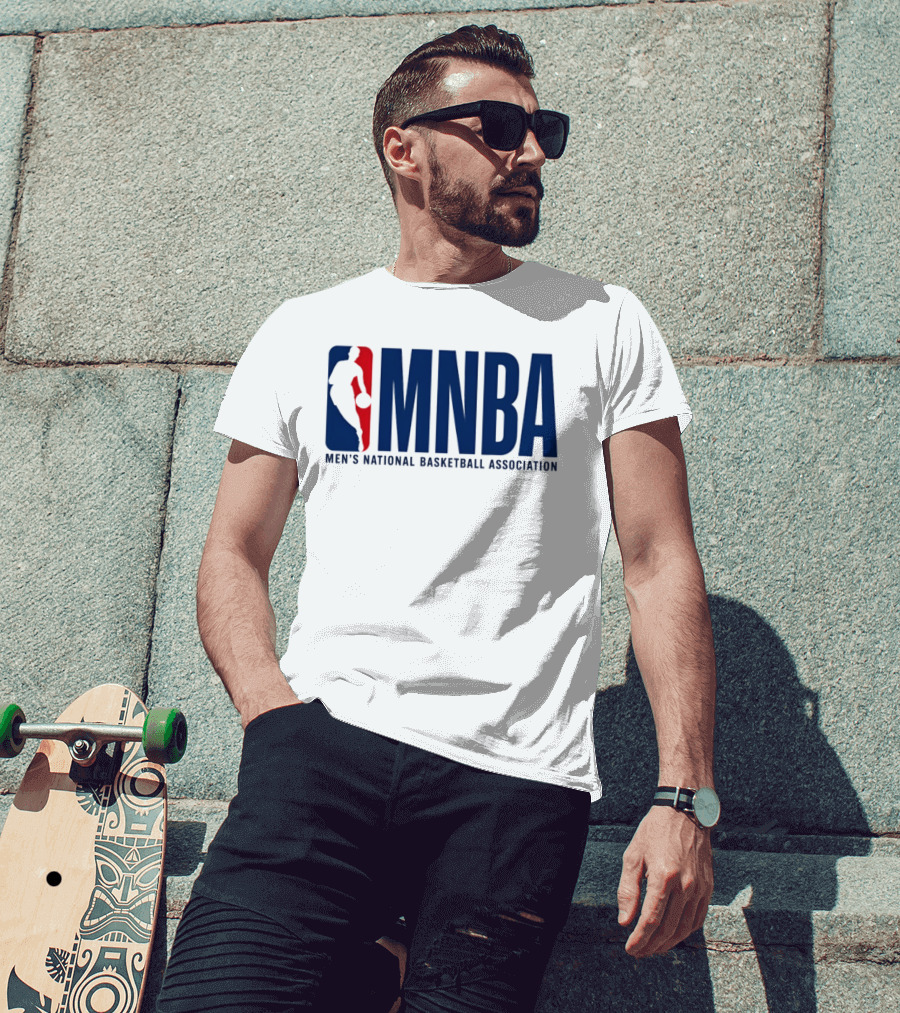 MNBA Men's National Basketball Association Bold Sportswear T-Shirt