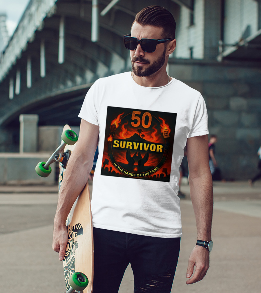 Survivor 50 Season Outwit Outplay Outlast In The Hands Of The Fans T-Shirt