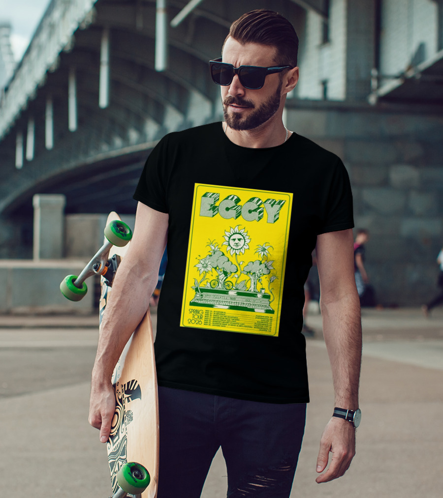 Eggy Spring Tour 2026 Concert With Sunflower And Piano T-Shirt