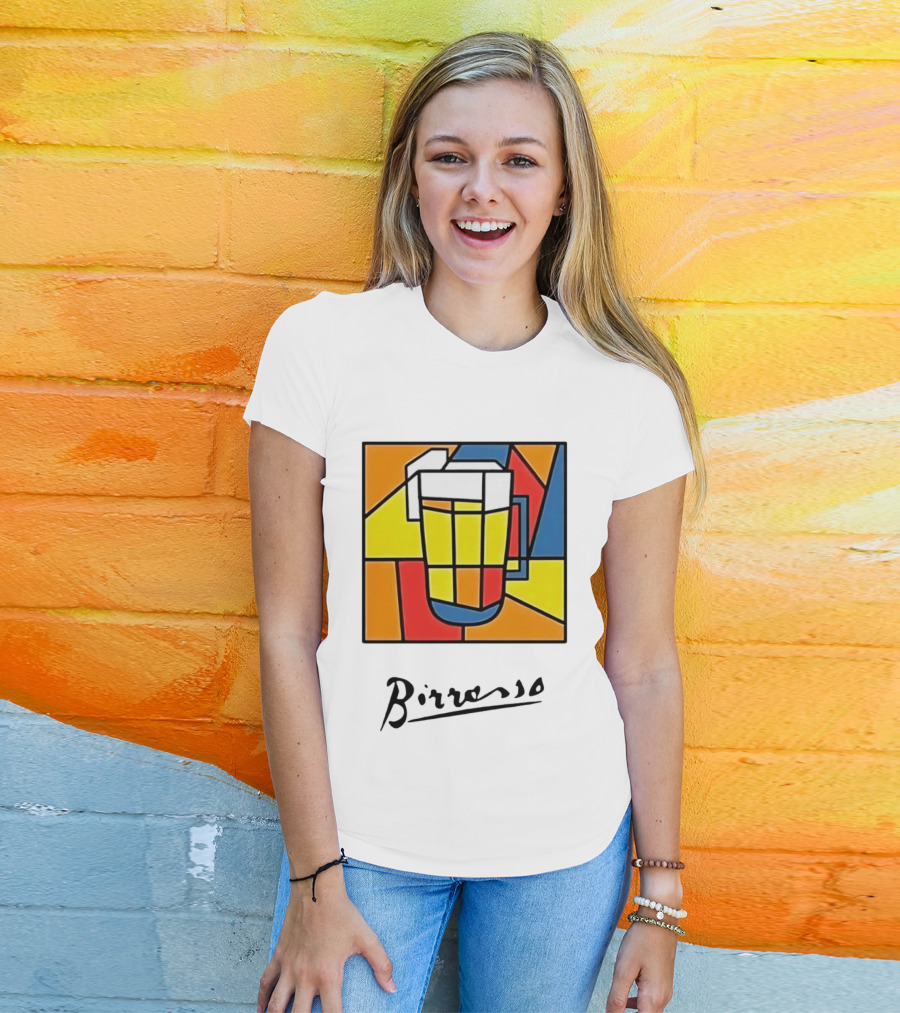 Birresso Beer Abstract Colorful Geometry T-Shirt