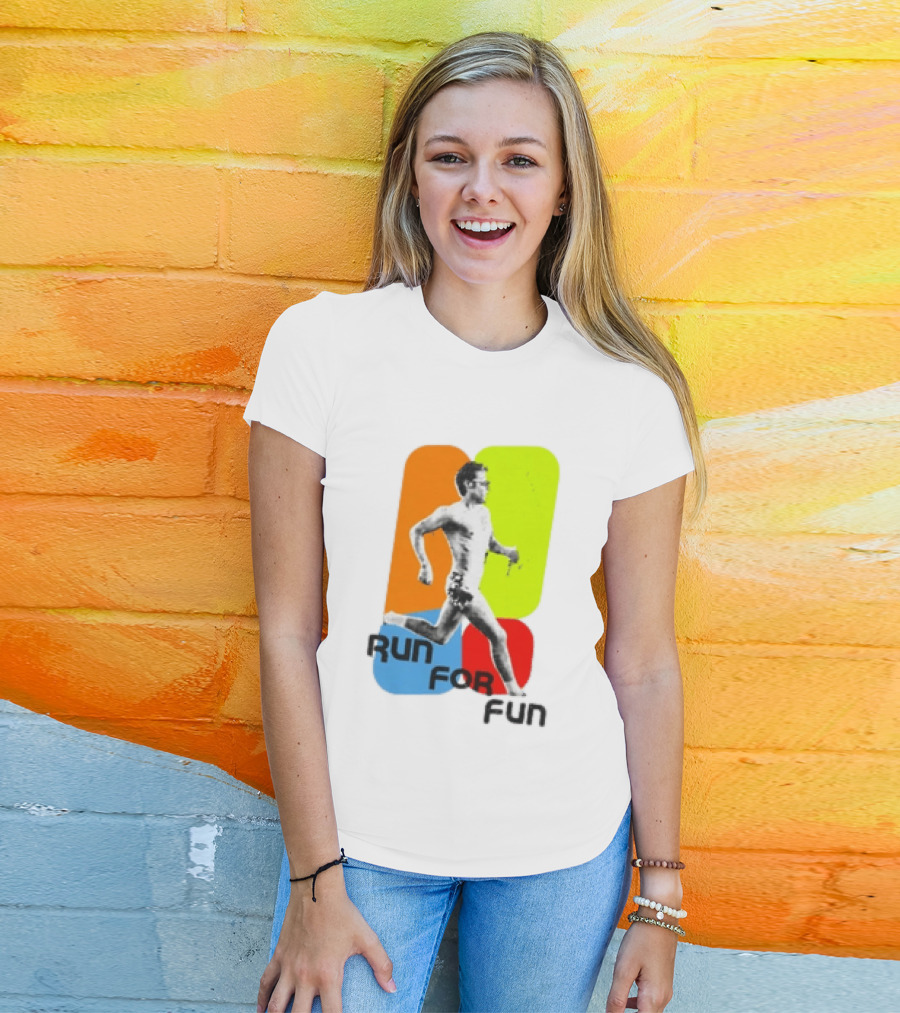 Run For Fun Harry Styles Colorful Running T-Shirt