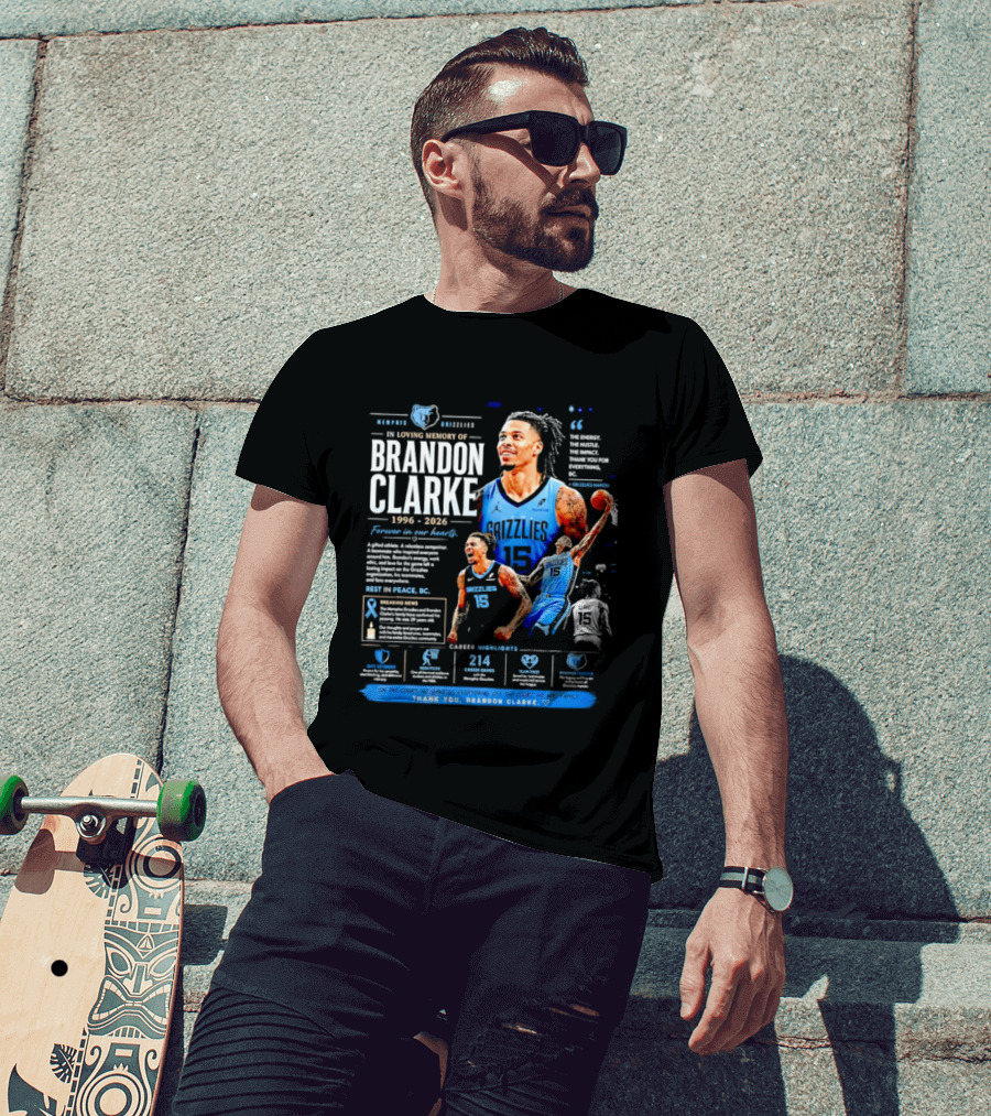 Rip Brandon Clarke Of The Memphis Grizzlies T-Shirt