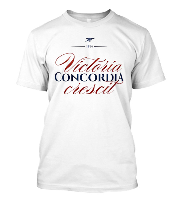 Arsenal FC 1886 Victoria Concordia Crescit T-Shirt