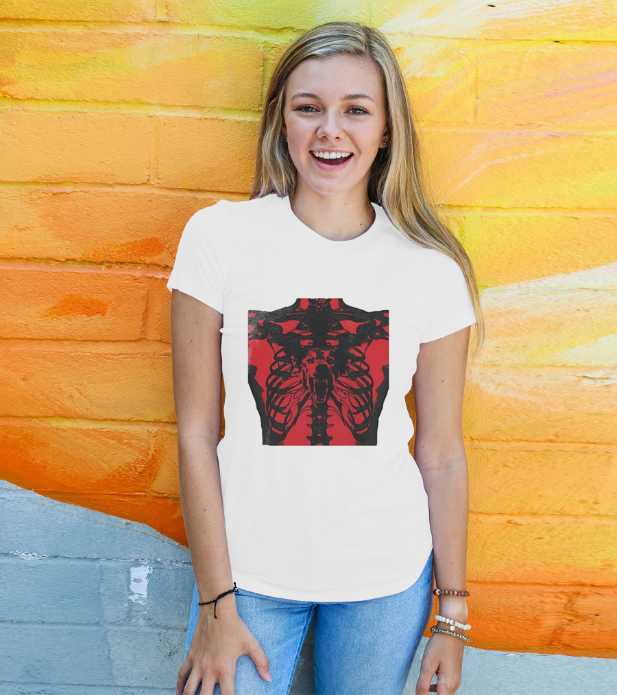 Punfest Told Y'all I Got That Dog In Me Skeleton Dog X Ray T-Shirt