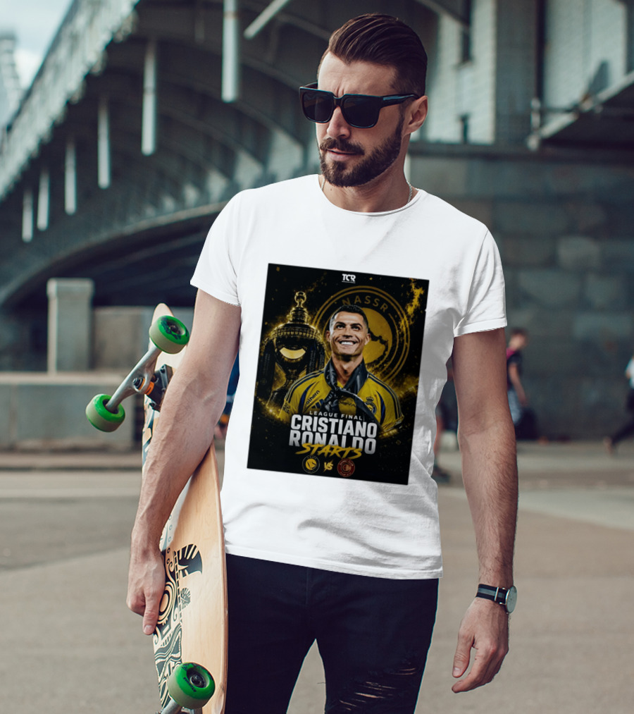 League Final Cristiano Ronaldo Starts Al Nassr Vs Damac Club T-Shirt
