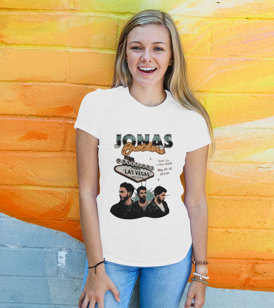 Jonas Brothers Greetings From Las Vegas Nevada May 17 18 2026 Event T-Shirt