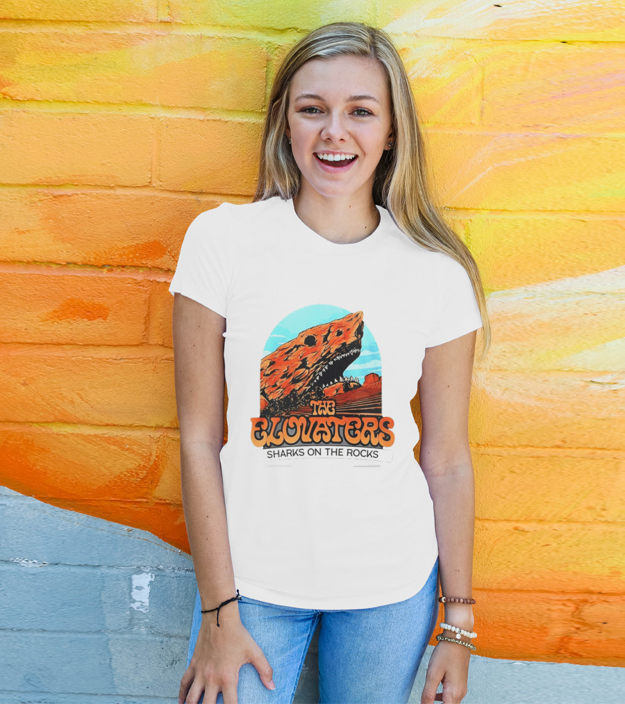 The Elovaters Sharks On The Rocks Red Rocks Amphitheatre Morrison Co May 2026 T-Shirt