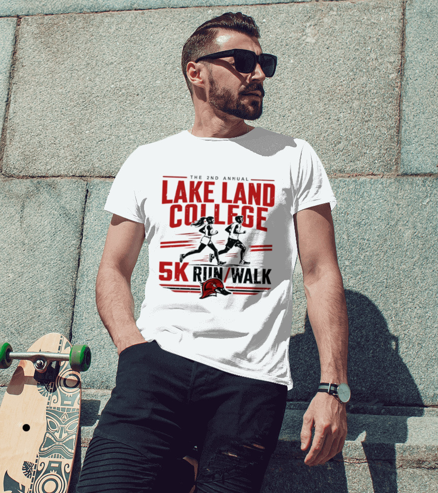 Lake Land College The 2nd Annual 2026 5K Run Walk Event T-Shirt