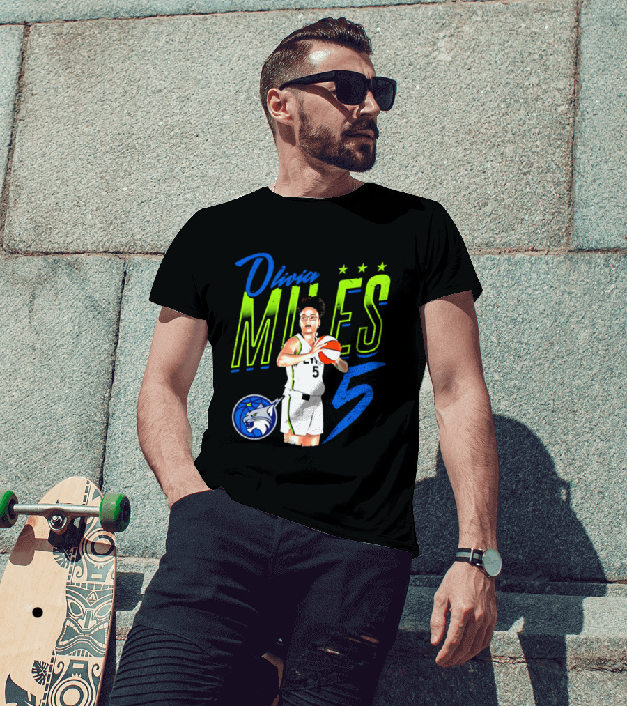 Olivia Miles Minnesota Lynx 5 Star Player T-Shirt