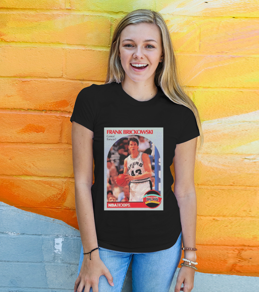Frank Brickowski Center Forward San Antonio Spurs NBA Hoops T-Shirt