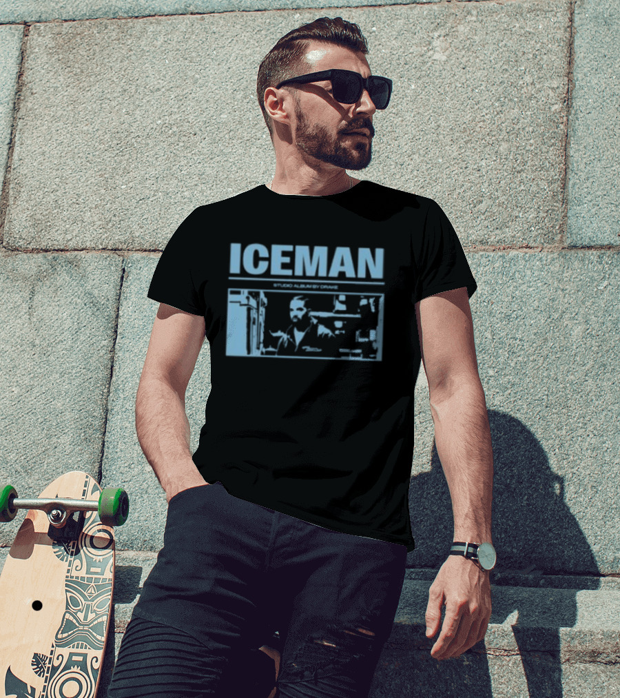 ICEMAN Studio Album By Drake Blueprint T-Shirt